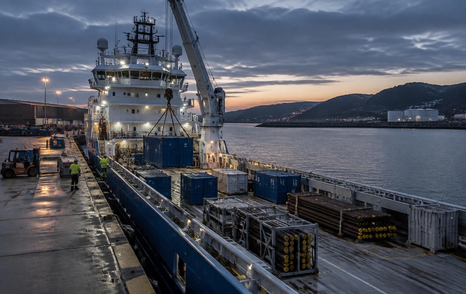 Supply base and offshore logistics operation
