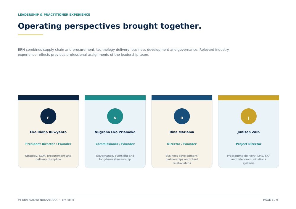 Company profile page 8 preview